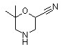 6,6-dimethylmorpholine-2-carbonitrile
