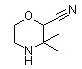 3,3-dimethylmorpholine-2-carbonitrile
